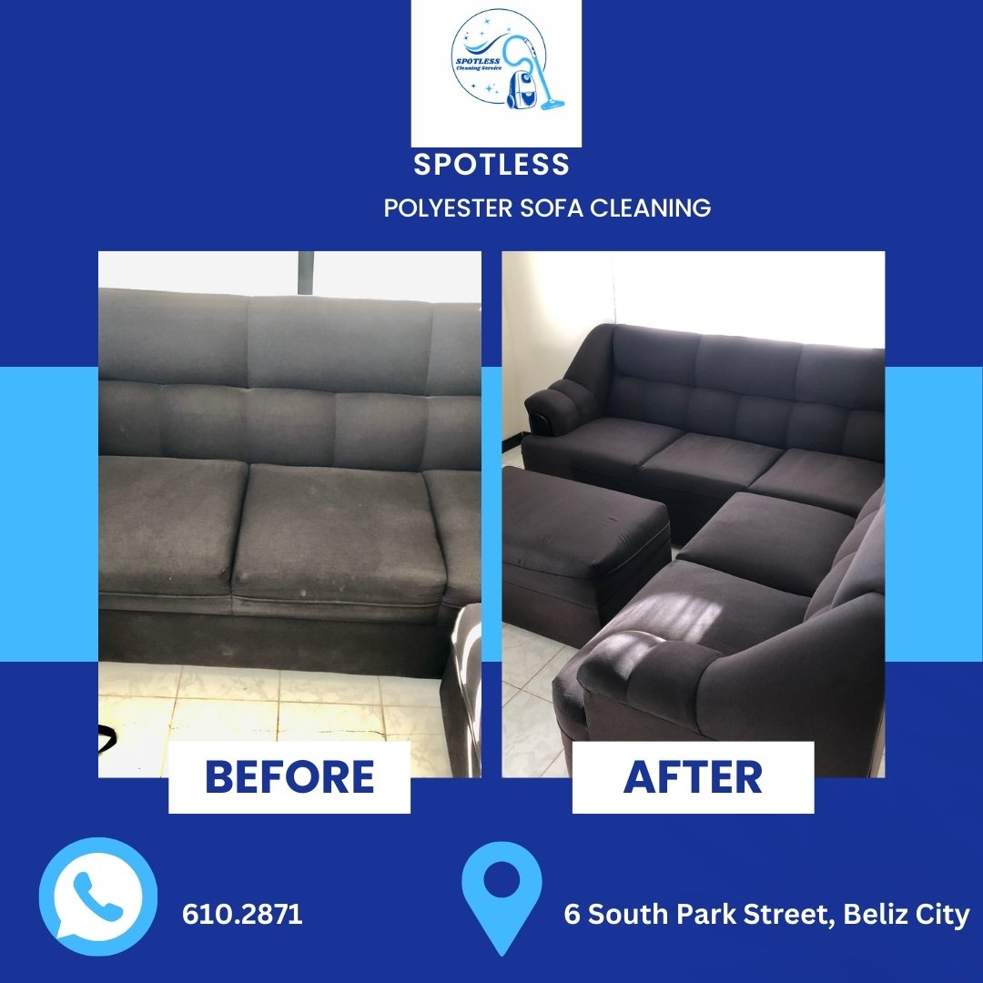 Polyester Sofa Cleaning